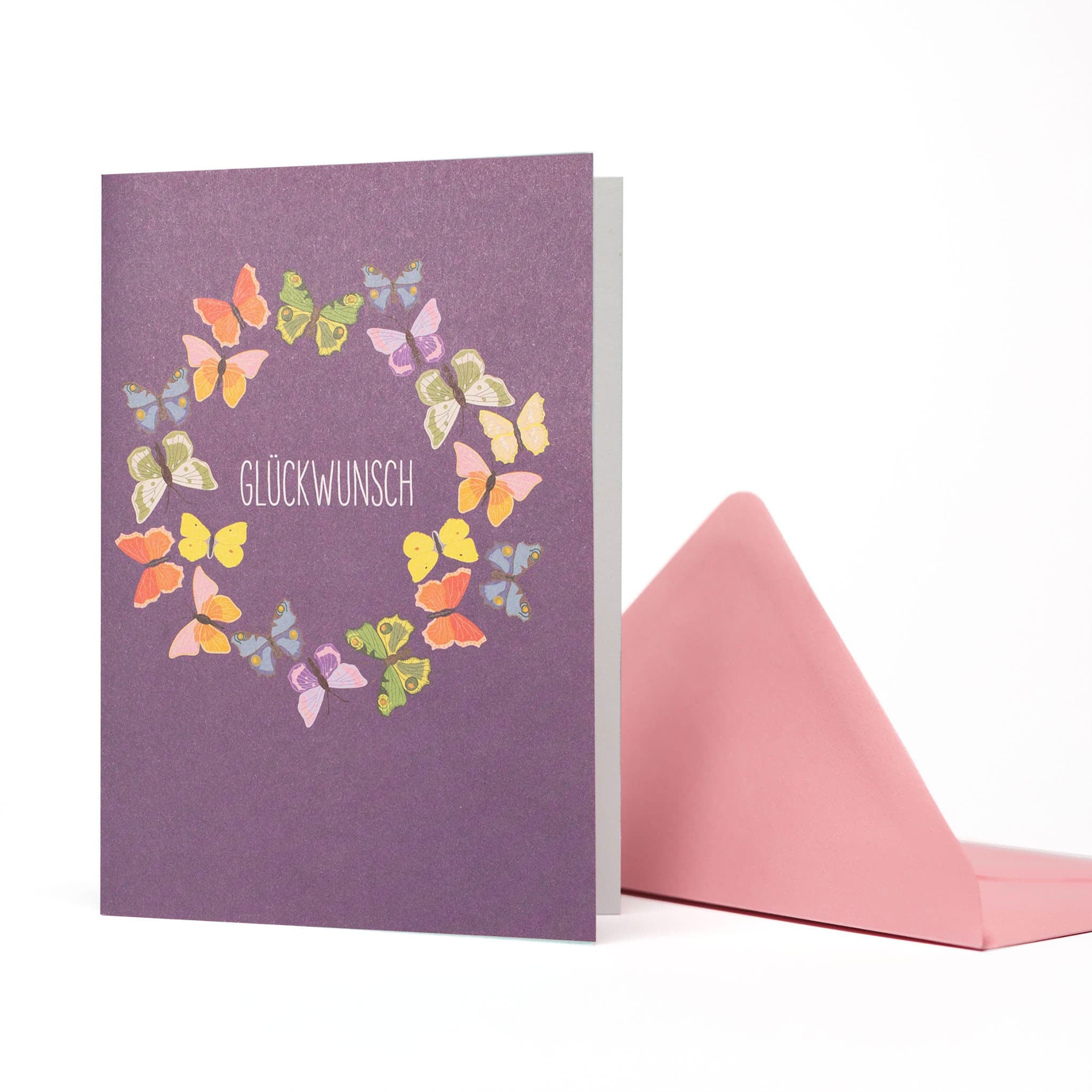 Card Butterflies &quot;Congratulations&quot;