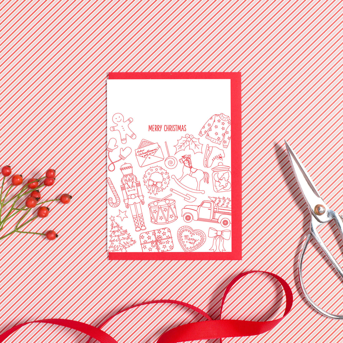 COMING SOON - Weihnachtskarte Weihnachts-Doodles