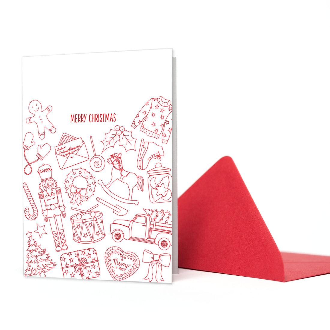 COMING SOON - Weihnachtskarte Weihnachts-Doodles