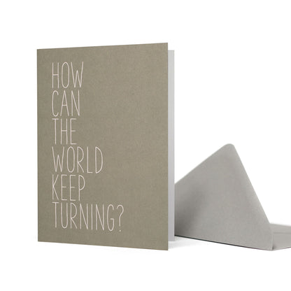 Sympathy card &quot;How Can...&quot;