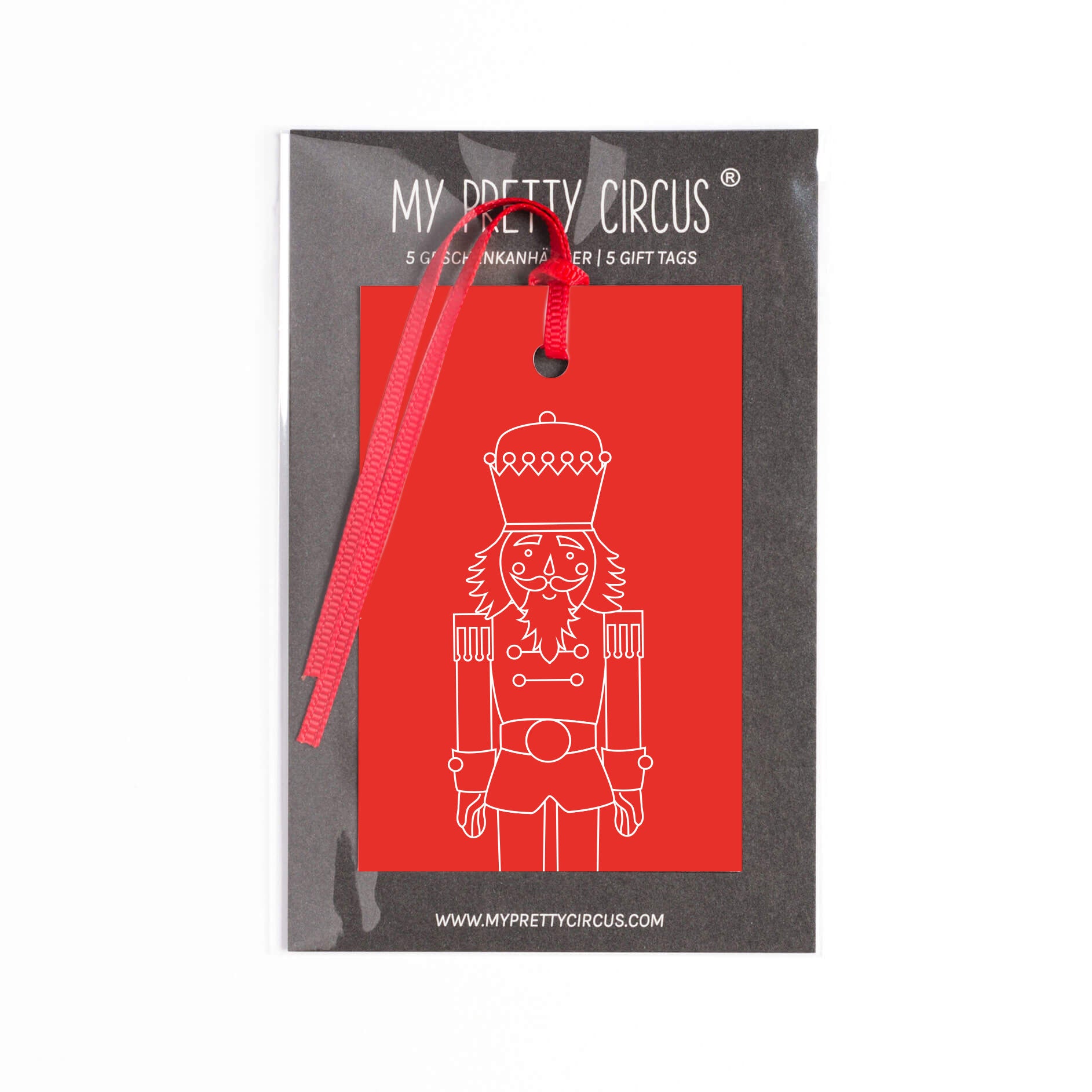 Geschenkanhänger &quot;Nussknacker&quot; - 5er Set