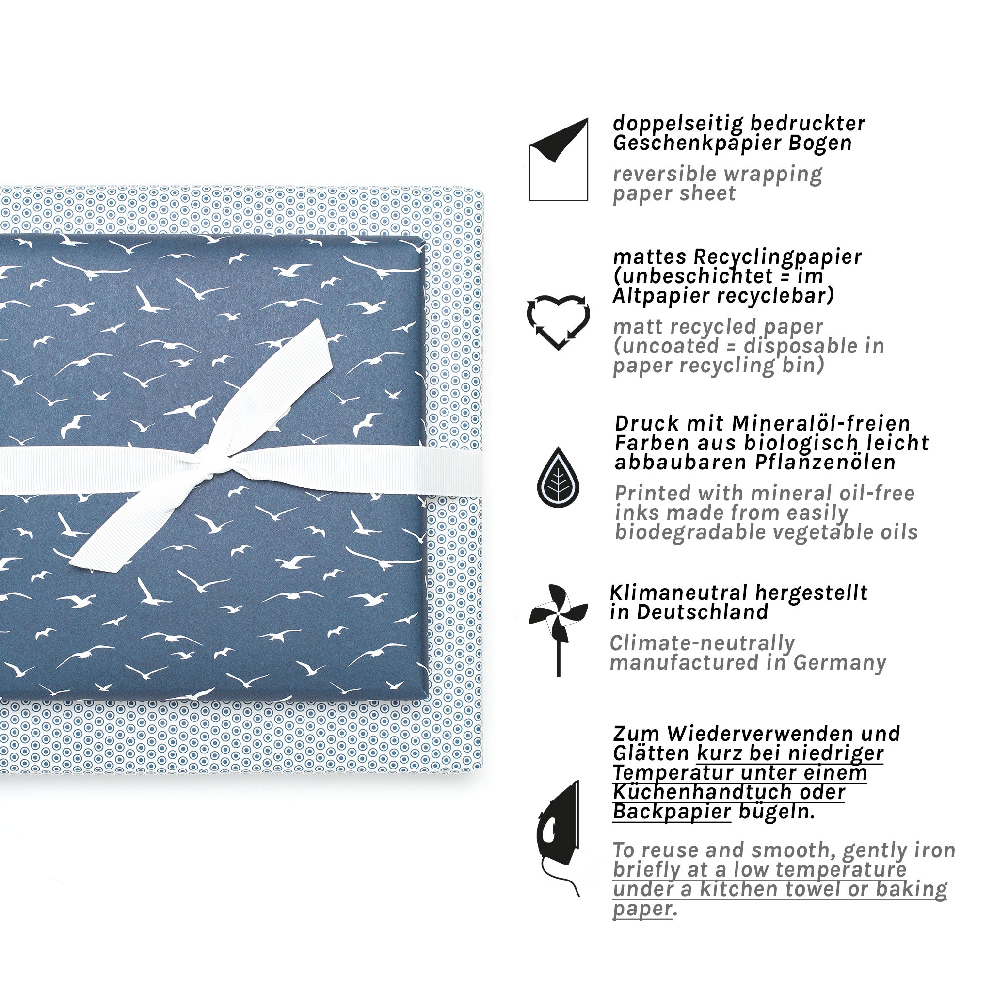 Geschenkpapier "Möwen"