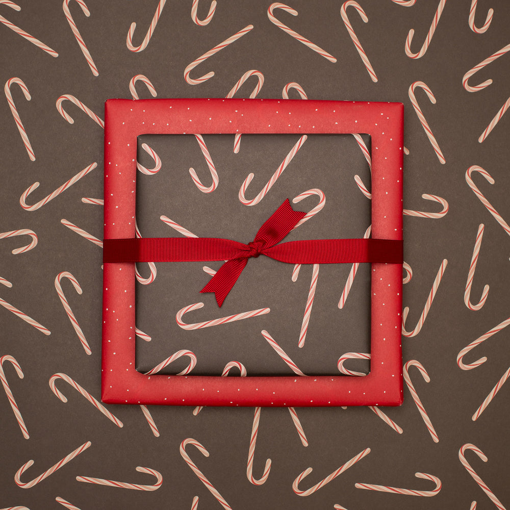 Gift wrap "Candy canes"