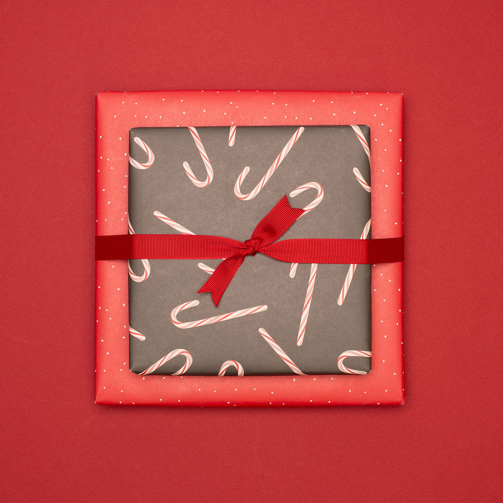 Gift wrap "Candy canes"