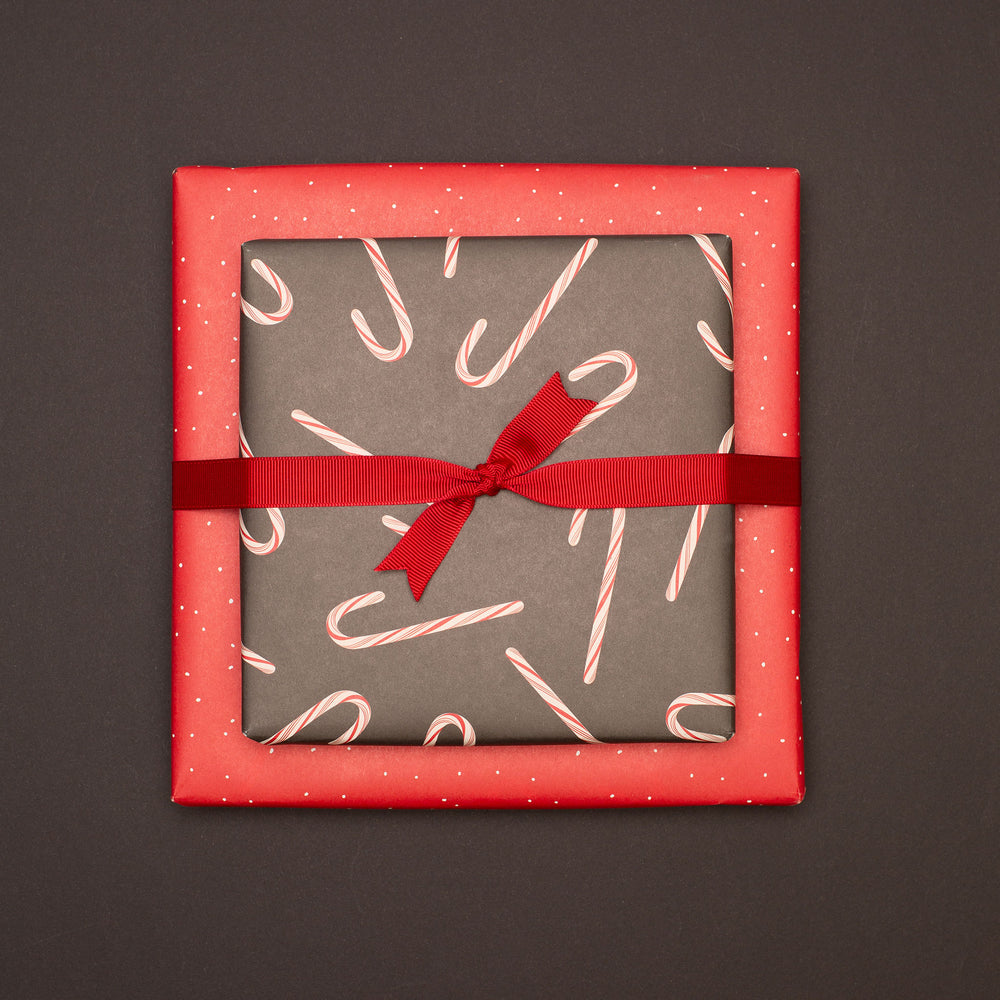 Gift wrap "Candy canes"