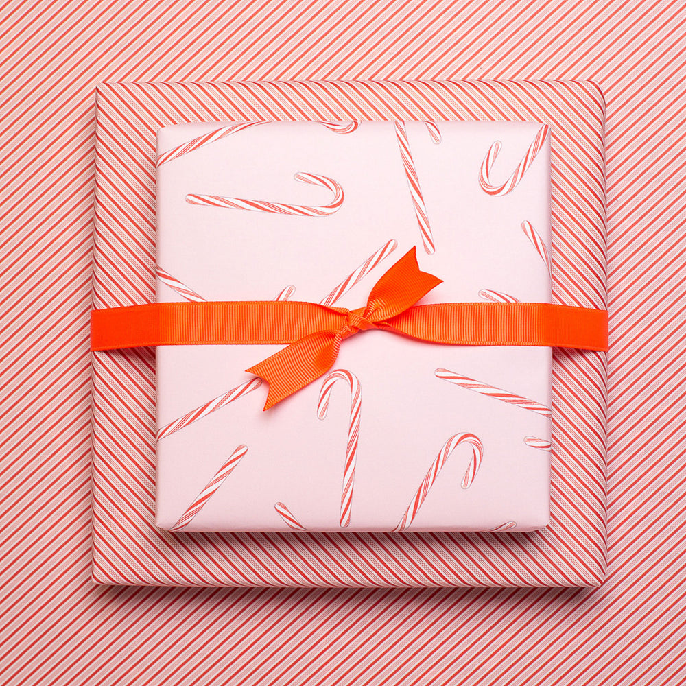 Gift wrap "Candy canes"