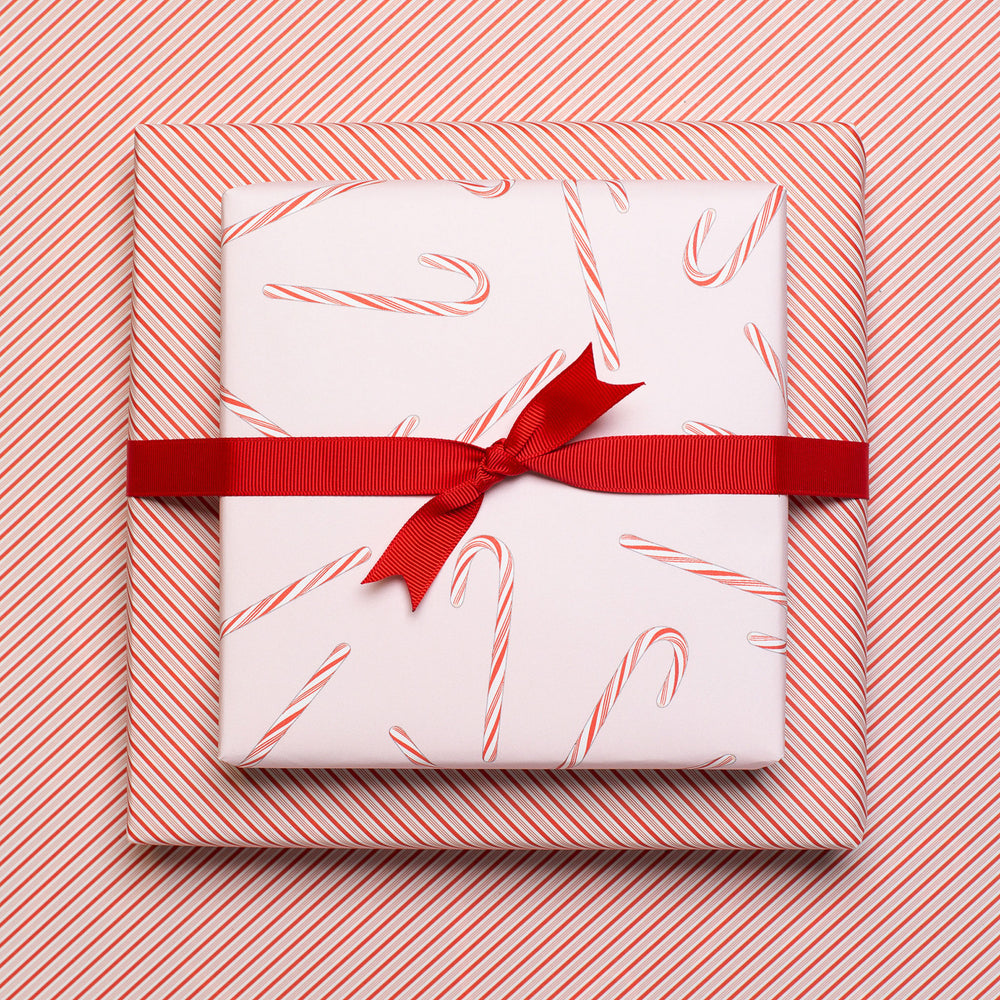 Gift wrap "Candy canes"