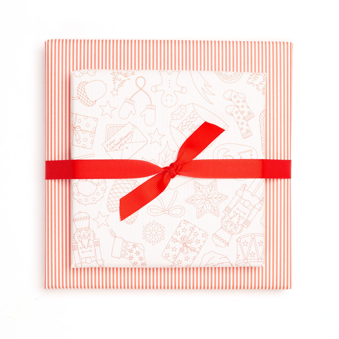 Geschenkpapier Weihnachts Doodles