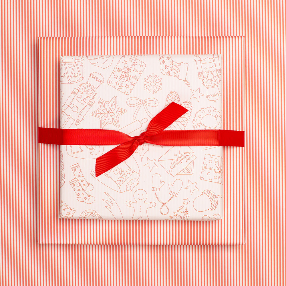Geschenkpapier Weihnachts Doodles