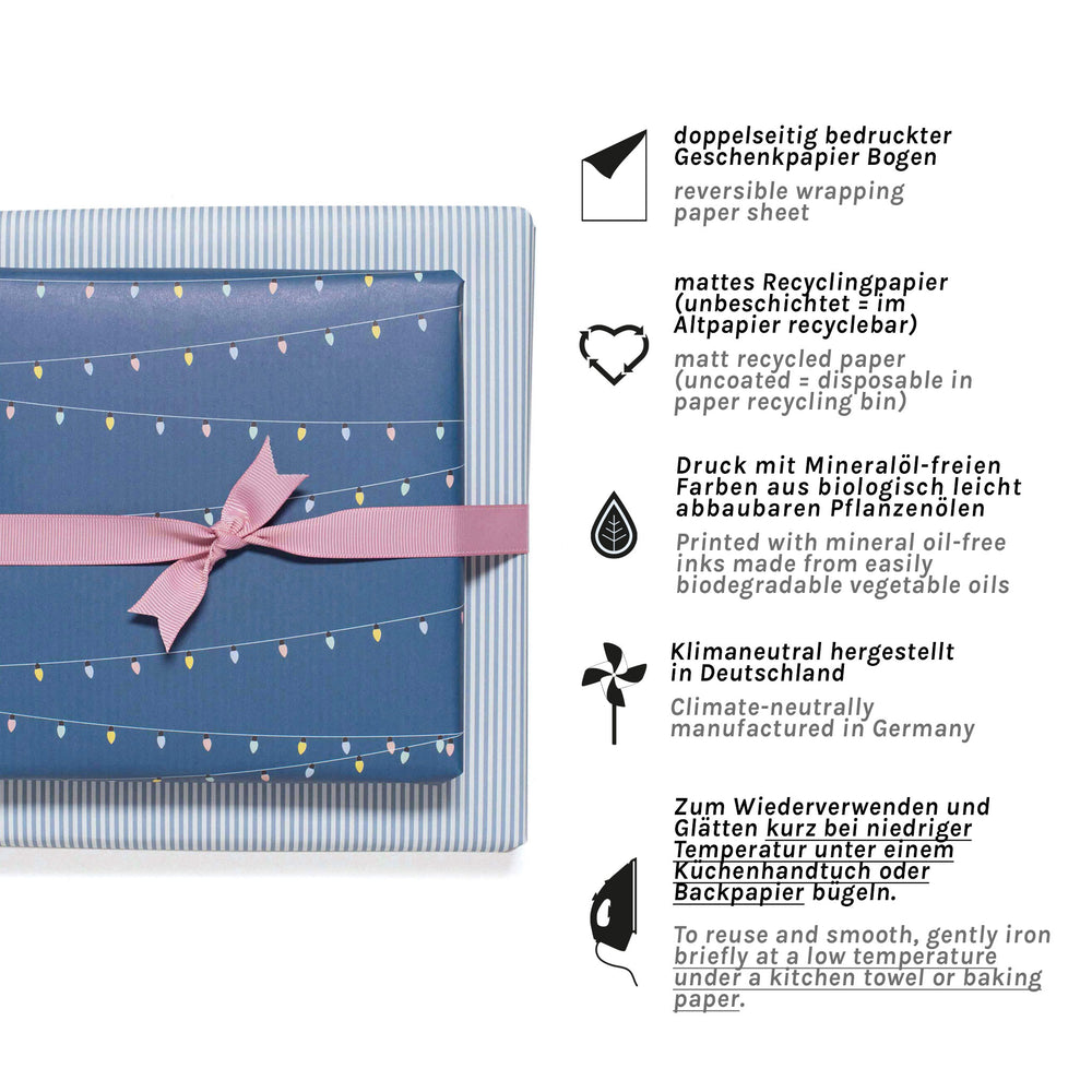 Geschenkpapier "Lichterkette"