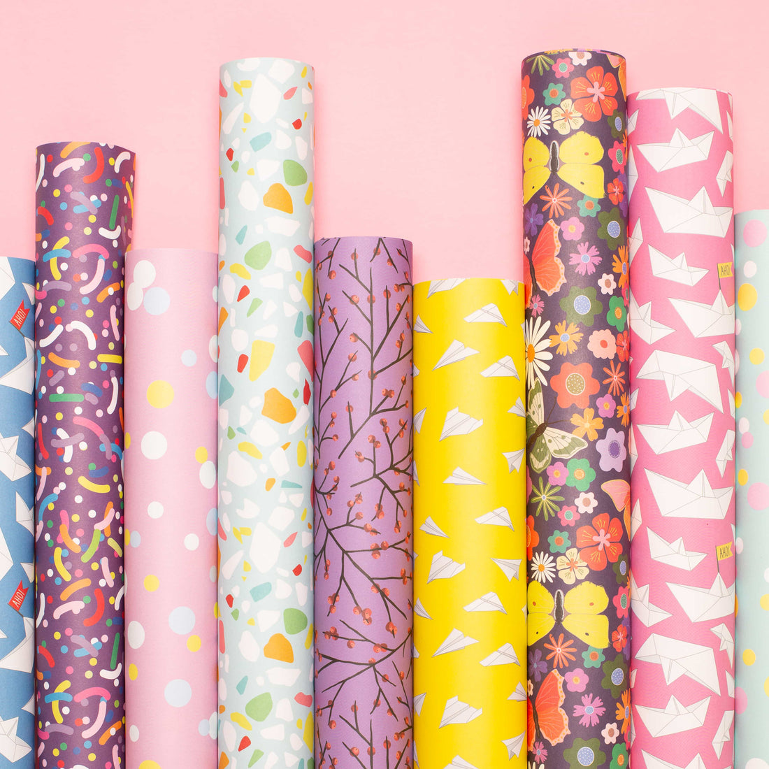 Pick &amp; Mix set of 5 - 5 wrapping papers of your choice