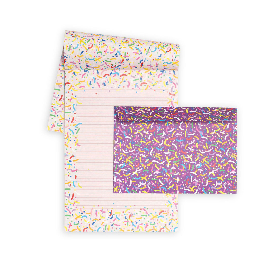 Briefpapier "Streusel" - 25 Blatt in DIN A5 und 10 Kuverts DIN C6