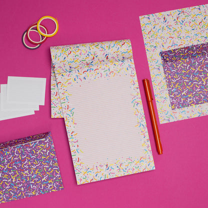 Briefpapier "Streusel" - 25 Blatt in DIN A5 und 10 Kuverts DIN C6