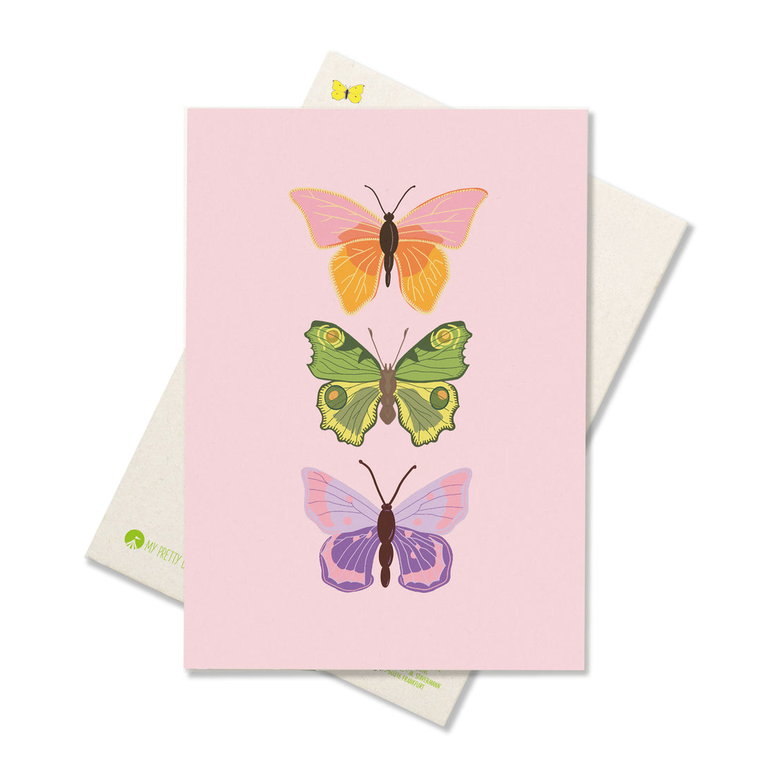 Postkarte Schmetterlinge
