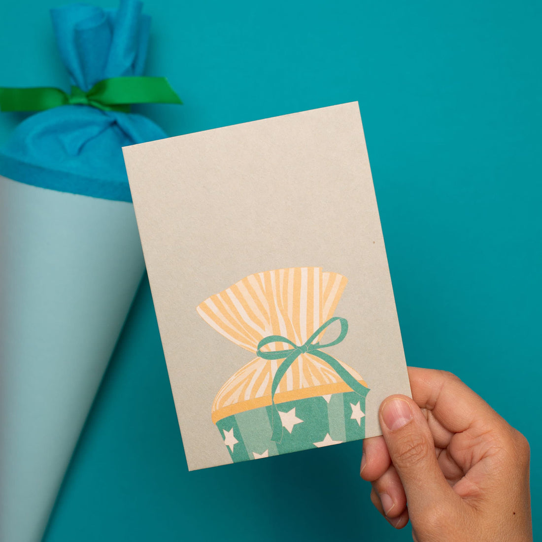 Postkarte "Schultüte"
