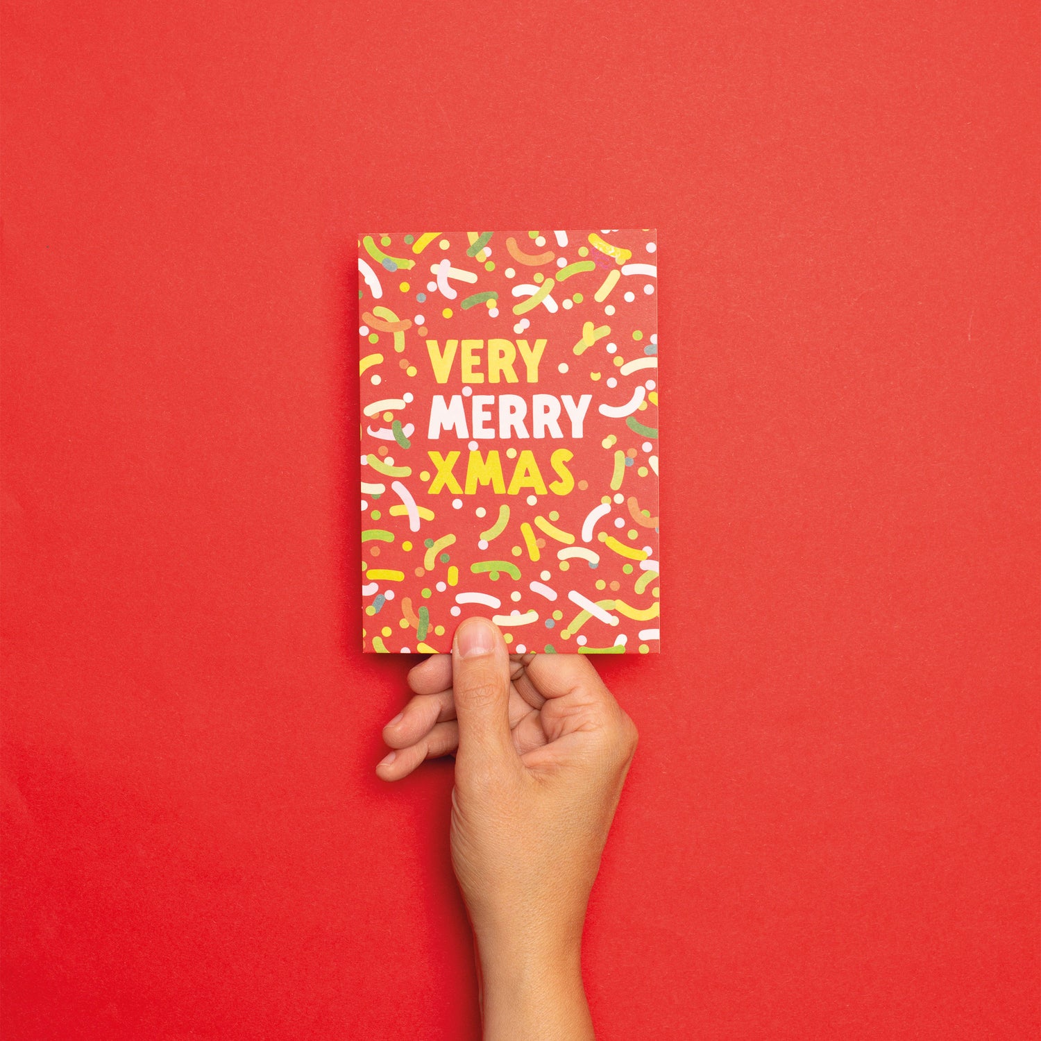 Postkarte &quot;Very Merry XMas&quot;