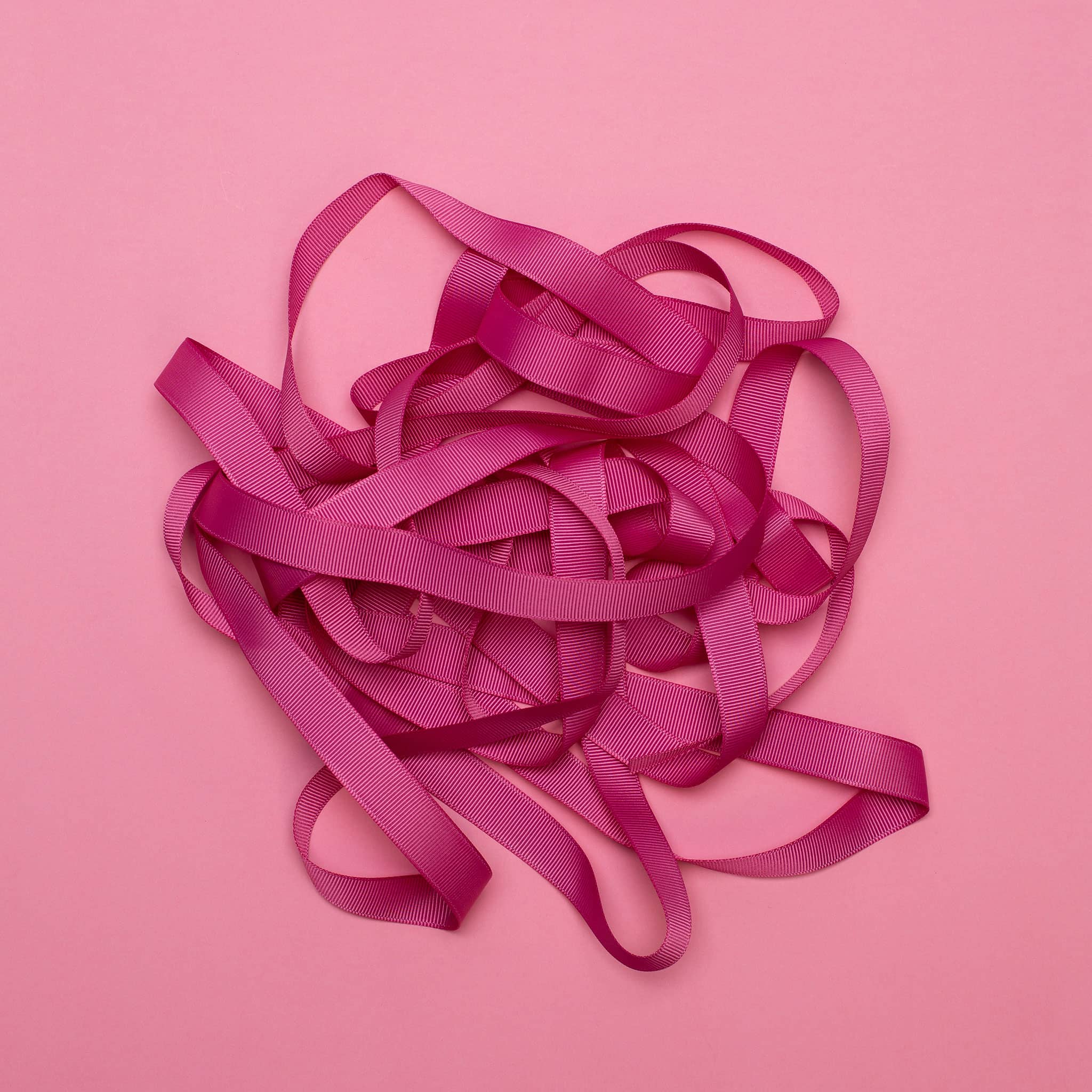 Gift ribbon raspberry red - 16mm x 5m