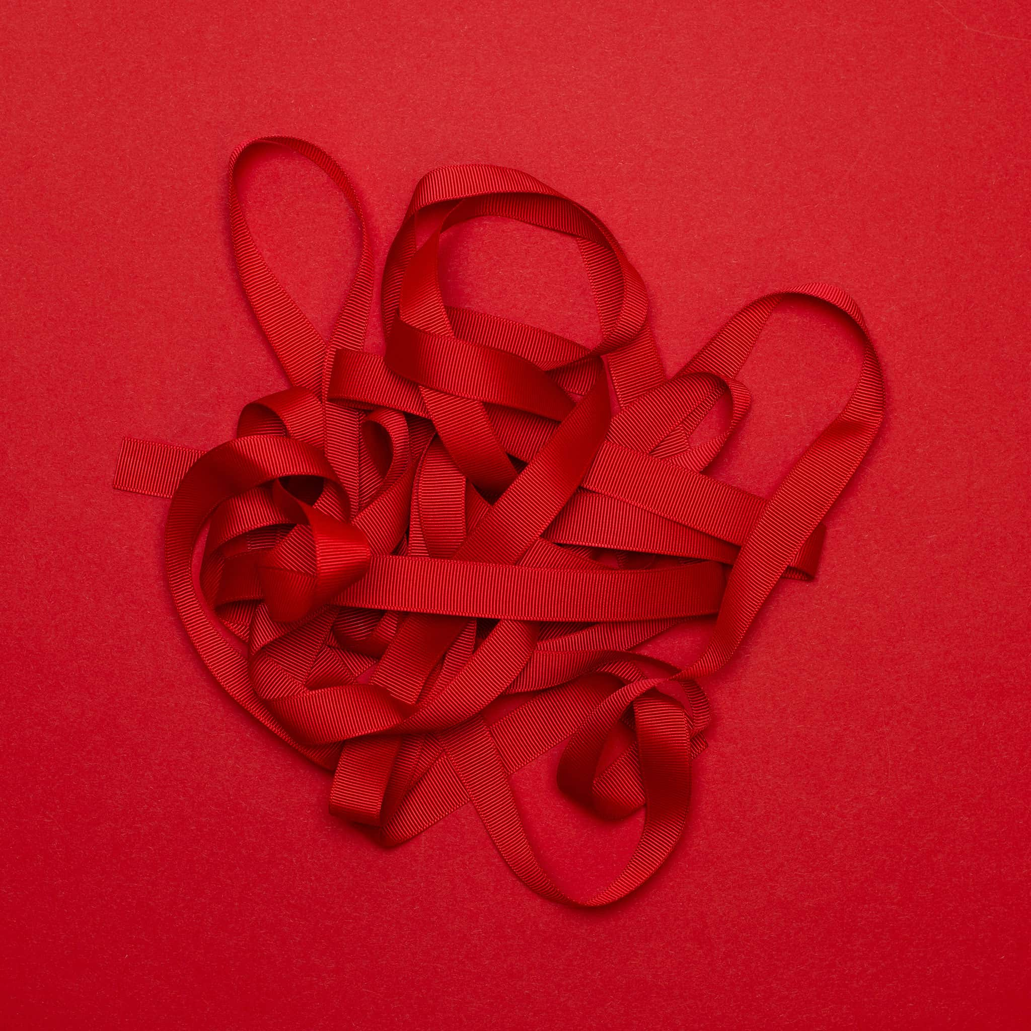 Gift ribbon red - 16mm x 5m