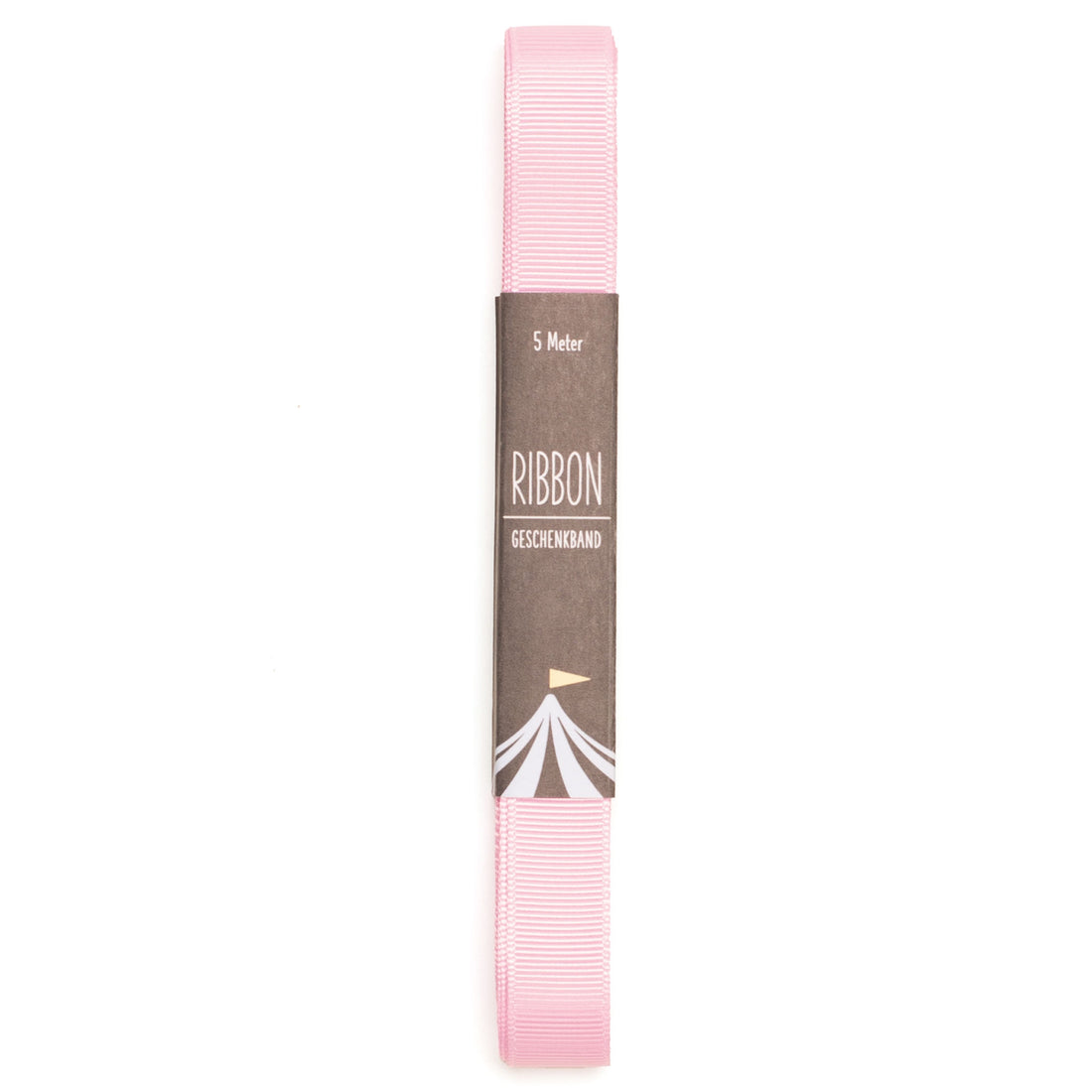 Gift ribbon old pink - 16mm x 5m