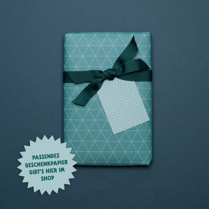 Geschenkband Petrol - 16mm x 5m