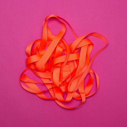 Gift ribbon Neon Orange - 16mm x 5m