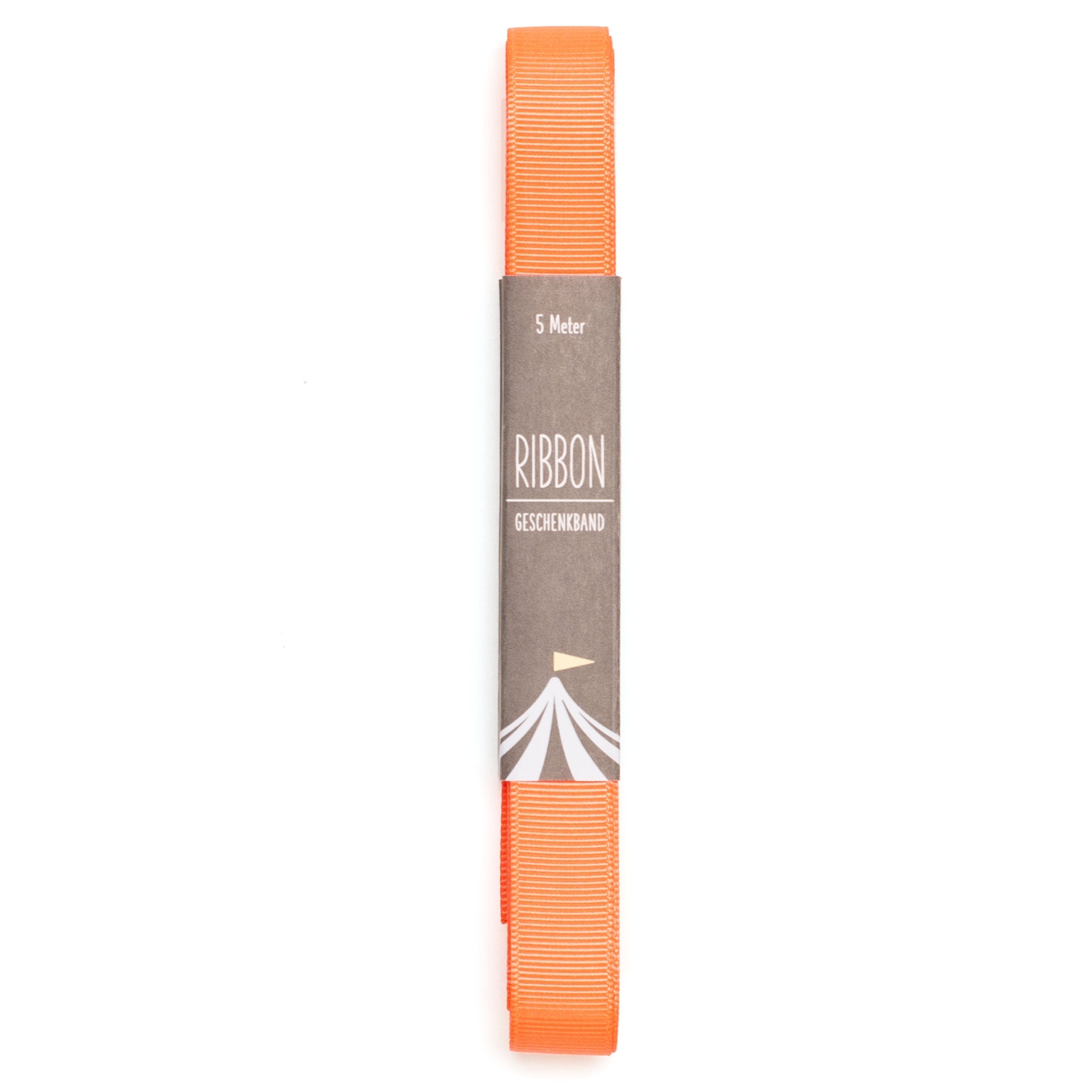 Geschenkband Neon Orange - 16mm x 5m