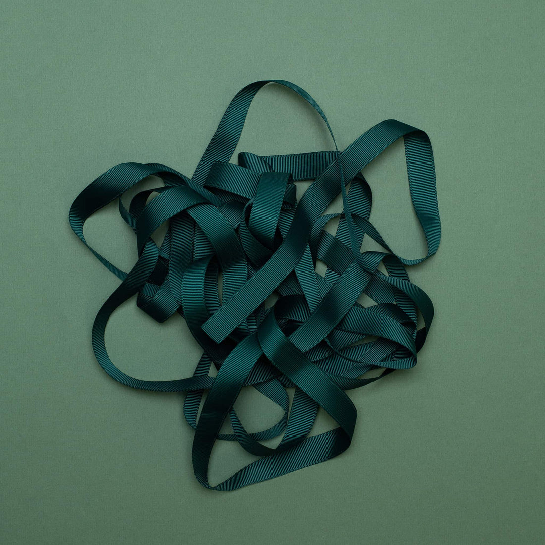 Gift ribbon fir green - 16mm x 5m