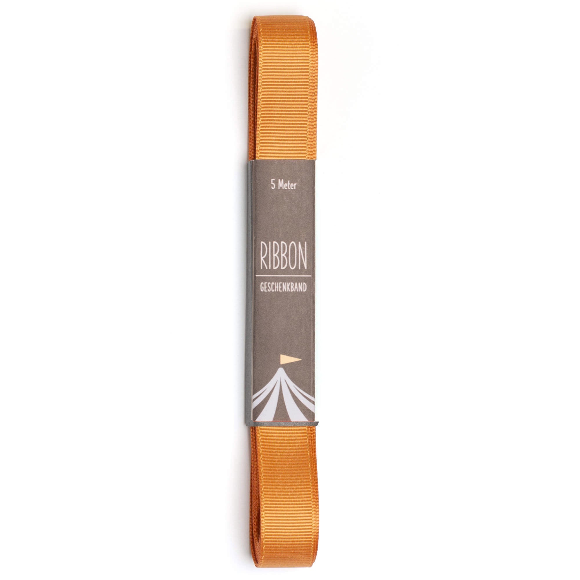 Geschenkband Orange - 16mm x 5m