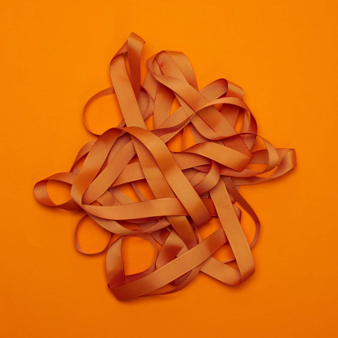 Gift ribbon orange - 16mm x 5m