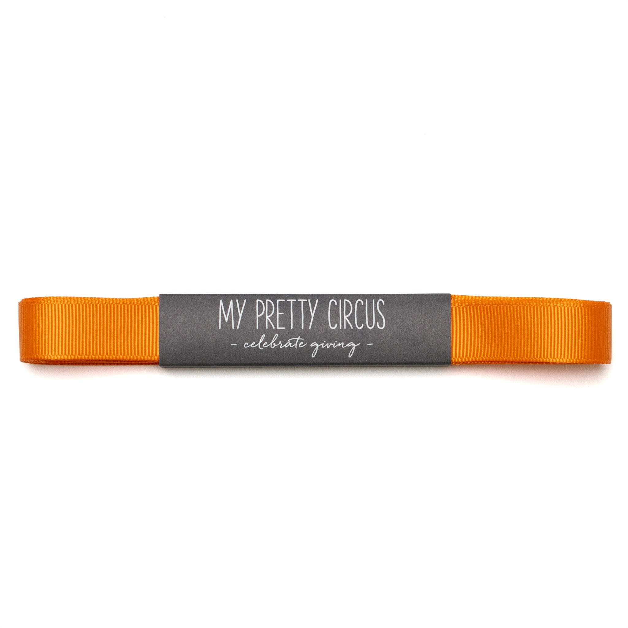 Geschenkband Mango Orange - 16mm x 5m