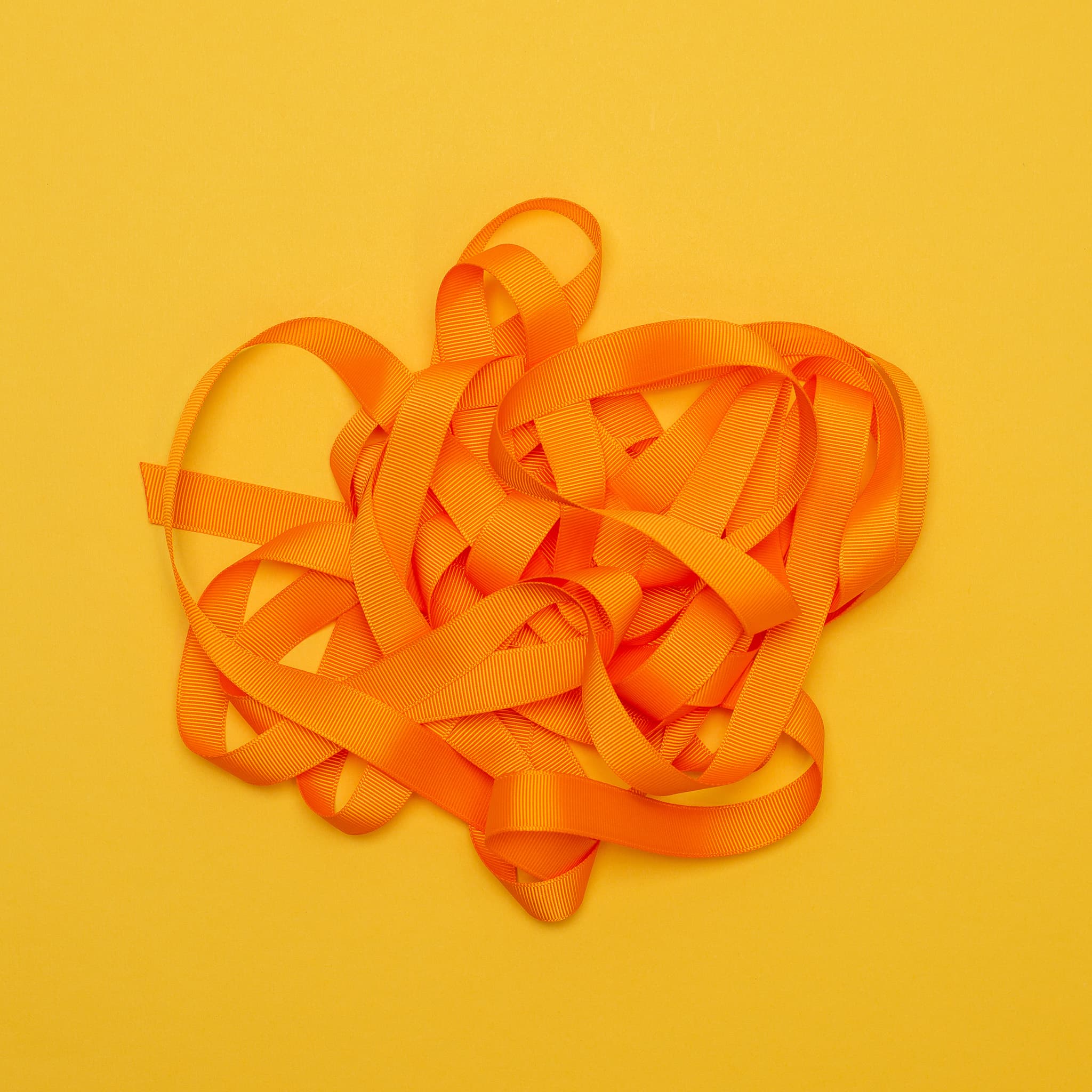 Gift Ribbon Mango Orange - 16mm x 5m