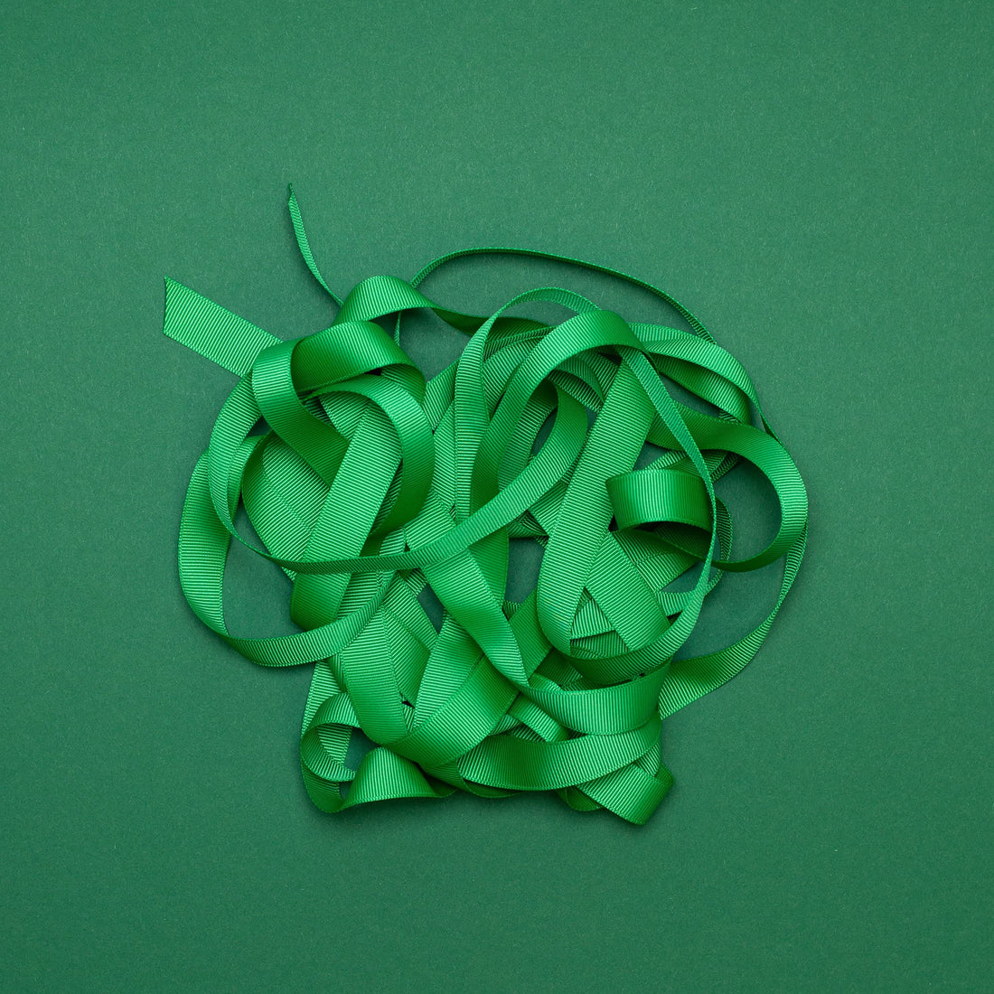 Gift ribbon grass green - 16mm x 5m