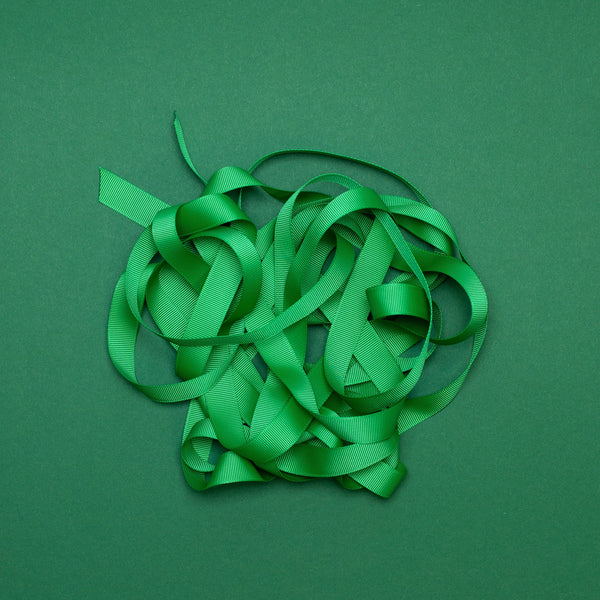 Gift ribbon grass green - 16mm x 5m