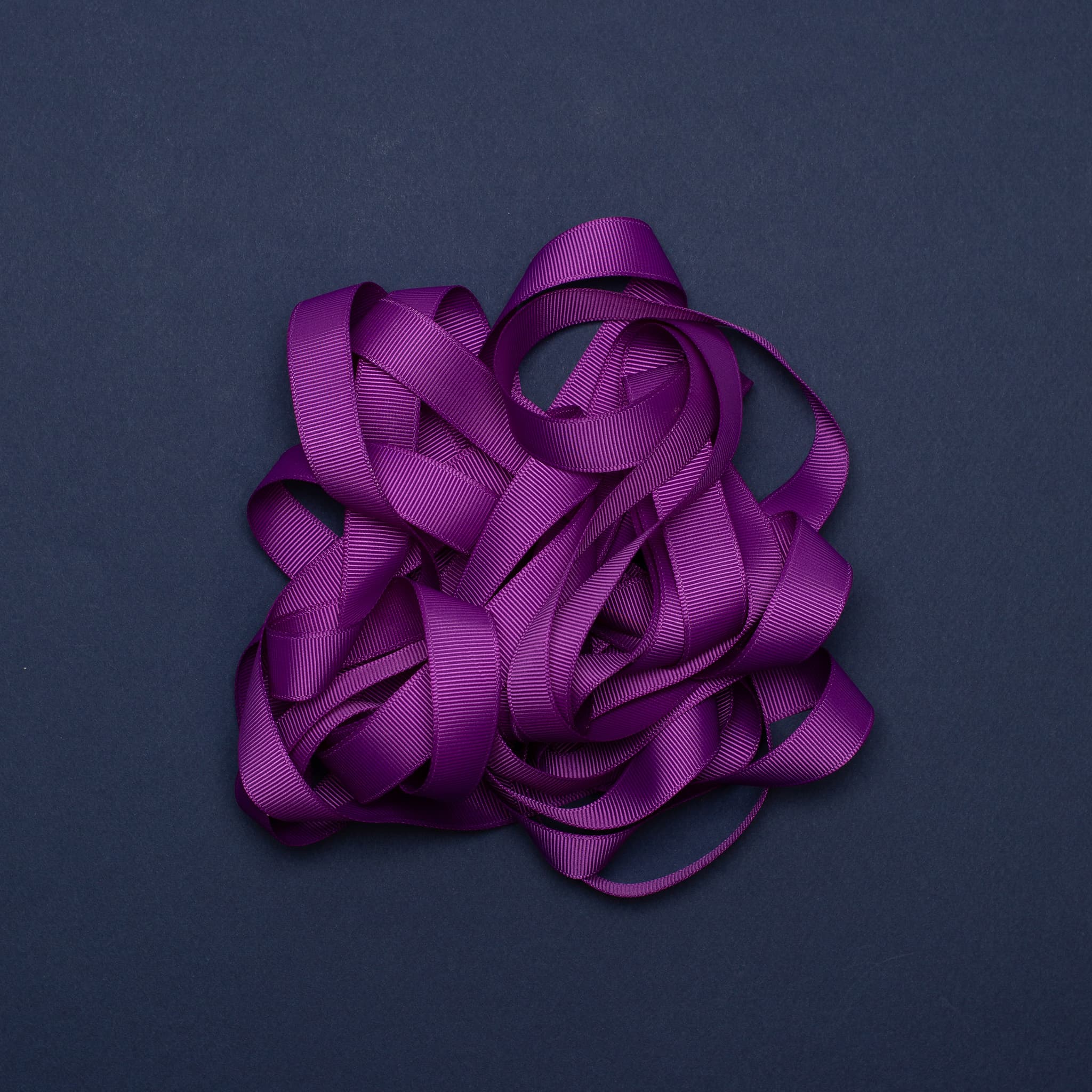 Gift ribbon purple - 16mm x 5m