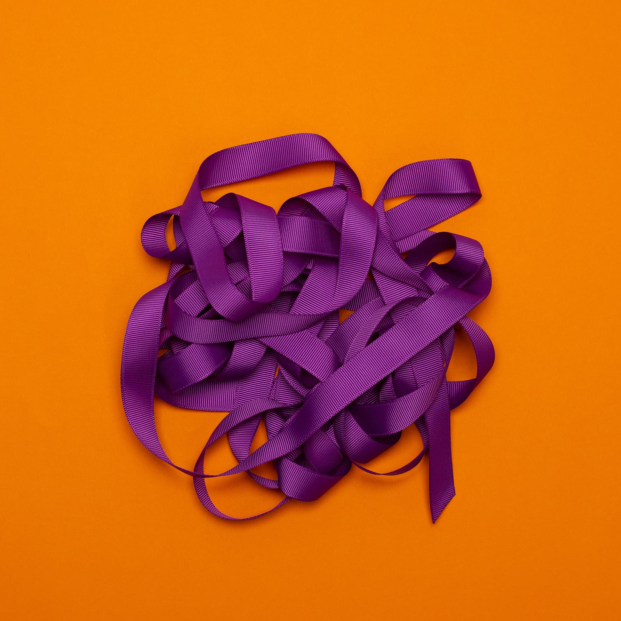 Gift ribbon purple - 16mm x 5m