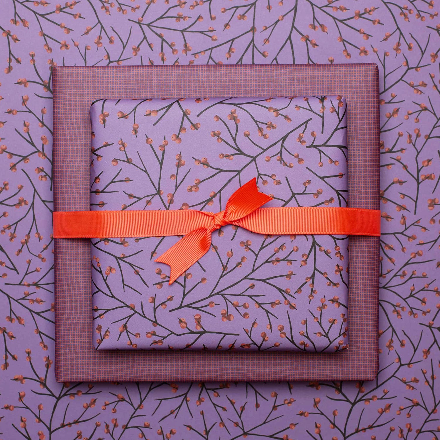 Gift ribbon Neon Orange - 16mm x 5m