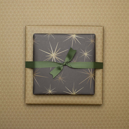 Gift ribbon olive green - 16mm x 5m