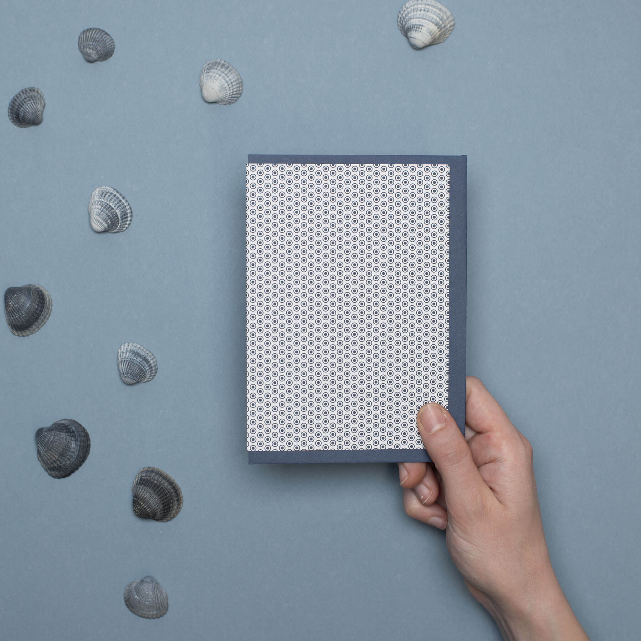 GRUSSKARTE BLAUE PUNKTE von My Pretty Circus | CS-DOT1608-PT