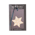 Geschenkanhänger "Lebkuchen" - 5er Set mit Stern aus Lebkuchen und farblich passendem Band - 100% Recyclingpapier von My Pretty Circus | GT-GIN2201-BR