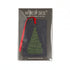 Geschenkanhänger "Weihnachtsbaum" - 5er Set mit Tannenbaum vor blau unf farblich passendem Band - 100% Recyclingpapier von My Pretty Circus | GT-XMA006-DB