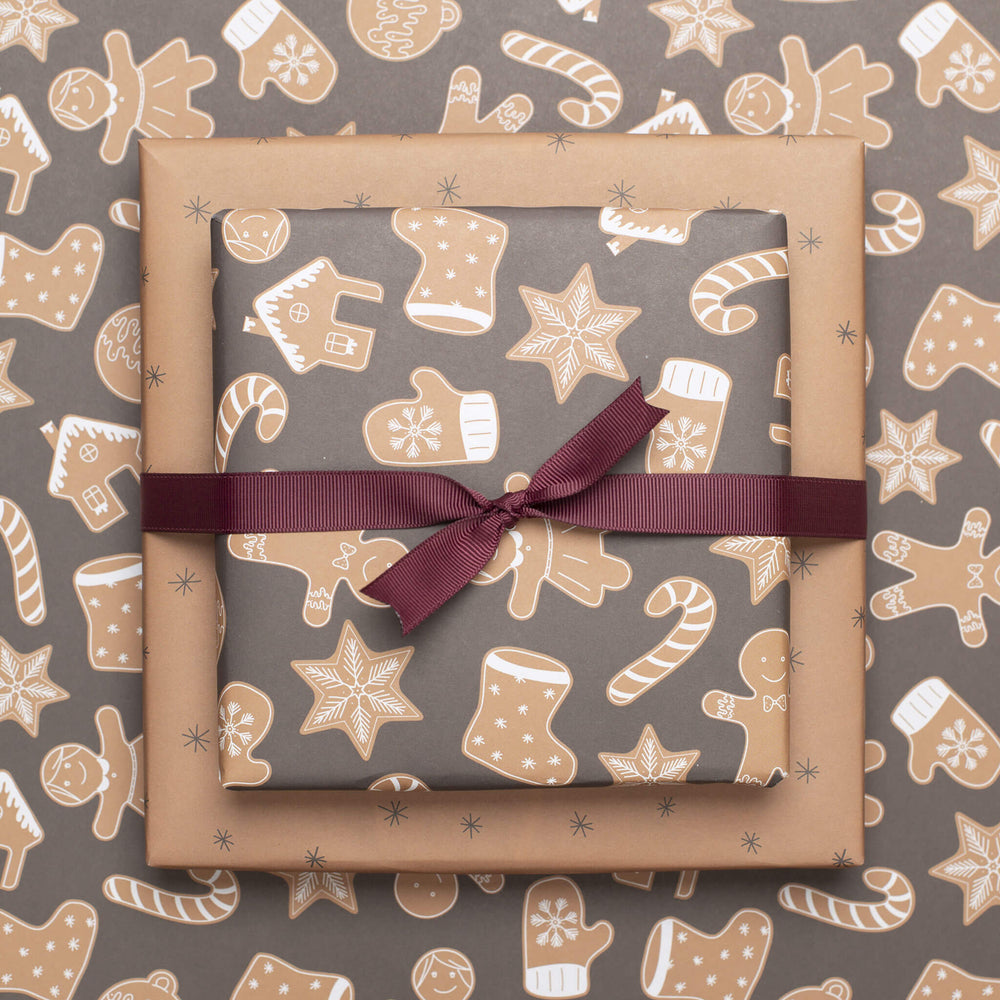 Gift wrap "Gingerbread"