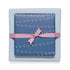 Geschenkpapier "Lichterkette" & Streifen in blau - doppelseitig bedruckt auf 100% Recyclingpapier  von My Pretty Circus | RW-LIG1617-PT