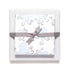 Geschenkpapier "Krake" und Sterne in weiß und blau - doppelseitig bedruckt auf 100% Recyclingpapier  von My Pretty Circus | RW-OCT1611-WH