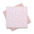 Origami Papier "Zuckerstangen" -  25 Blatt doppelseitiges Faltpapier mit rosa rotem Candy Cane Muster aus 15x15cm Recyclingpapier-OR-CAN2106-RO | My Pretty Circus