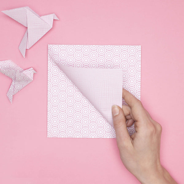 Origami Papier rosa 