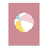 Postkarte "Wasserball" in lila aus 100% Recyclingpapier von My Pretty Circus | PC-BEA1906-LA