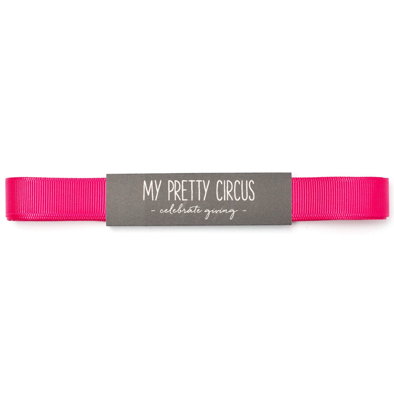Pinkes Geschenkband: 16mm festes Rips Schleifenband | My Pretty Circus | RB-16G1609-PI
