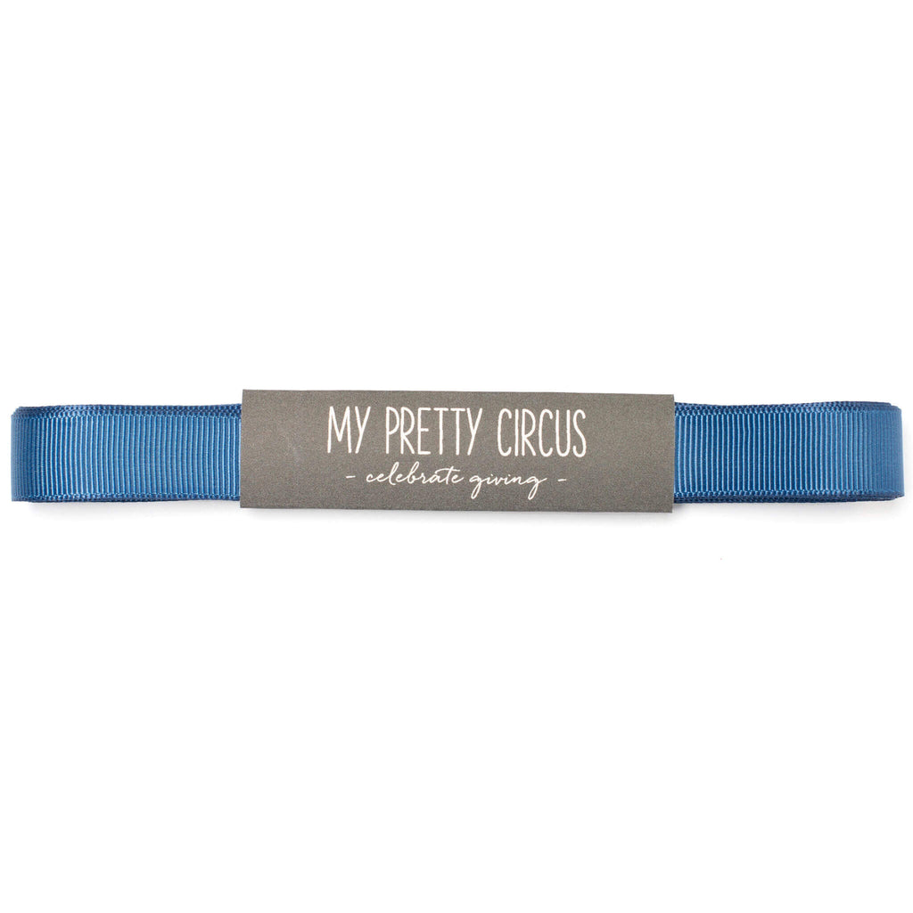 Dunkelblaues Geschenkband: 16mm Rips- Schleifenband | My Pretty Circus | RB-16G1613-MN