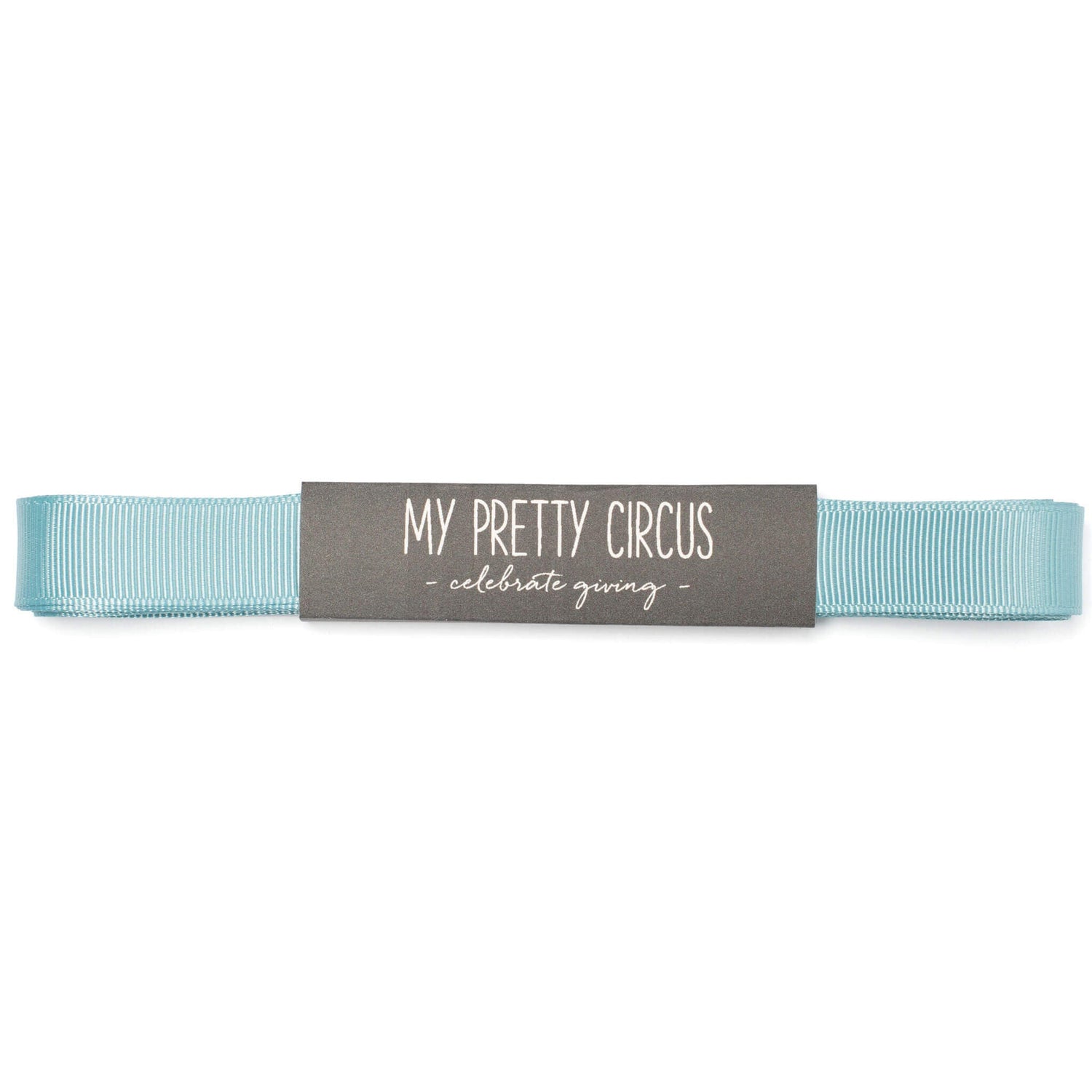Geschenkband Rauchmint: 16mm Rips- Schleifenband | My Pretty Circus | RB-16G1615-SM