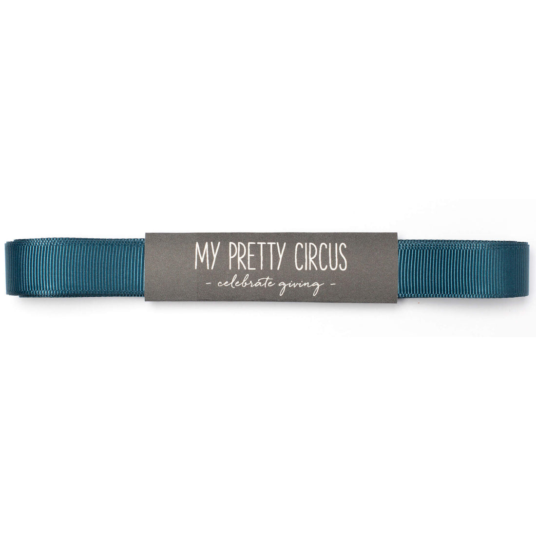 Geschenkband Petrol: 16mm Rips- Schleifenband | My Pretty Circus | RB-16G1618-PT
